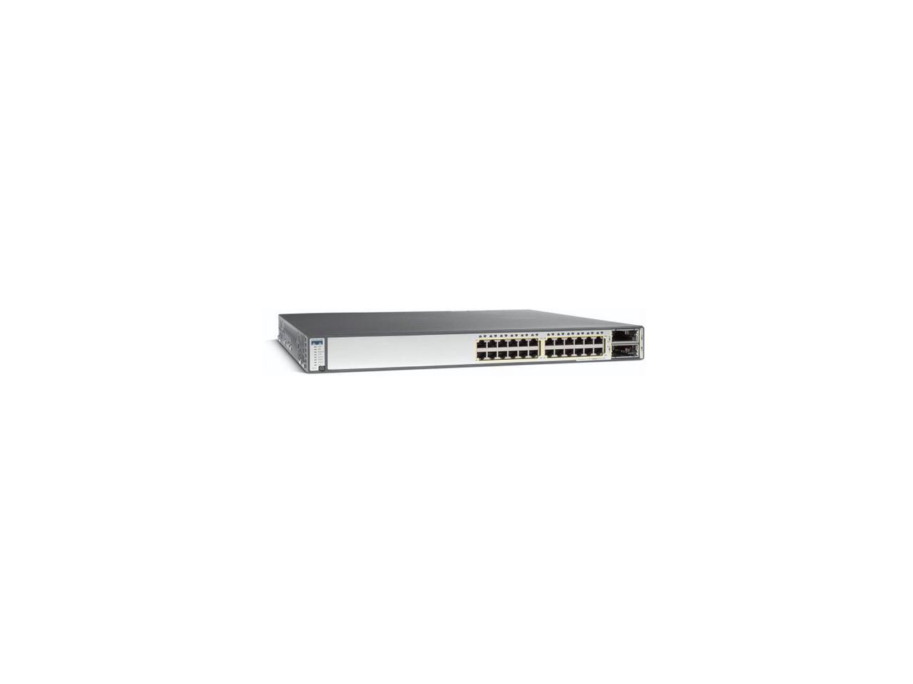 CISCO Catalyst 3750-E WS-C3750E-24TD-S Multi-Layer Ethernet Switch