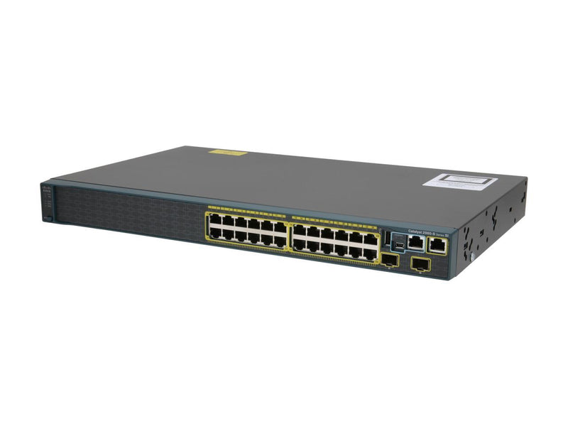 CISCO 2960 WS-C2960S-24TS-S Switch24 x RJ-45 10/100/1000Base-T Network LAN
