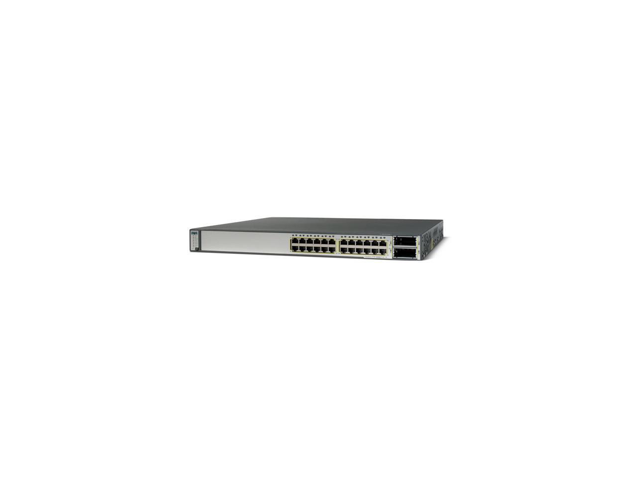 CISCO Catalyst 3750-E Series WS-C3750E-24PD-E Managed Multi-Layer Ethernet Switch with PoE