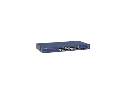 NETGEAR 24-Port Gigabit Ethernet Smart Switch (GS724Tv4) - Managed with 2 x 1G SFP, Desktop/Rackmount, and ProSAFE Limited Lifetime Protection