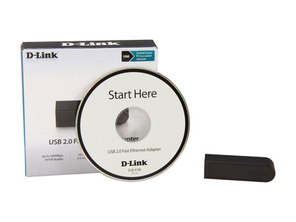 D-Link DUB-E100 Network Adapter 10/100Mbps USB 1 x RJ45