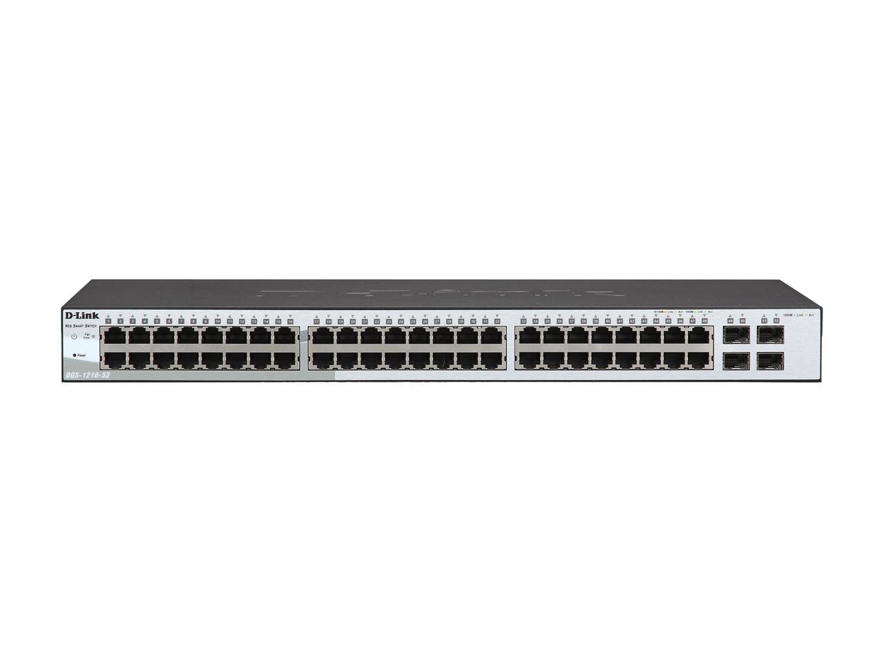 D-Link 52-Port Gigabit Web Smart Switch including 4 SFP ports