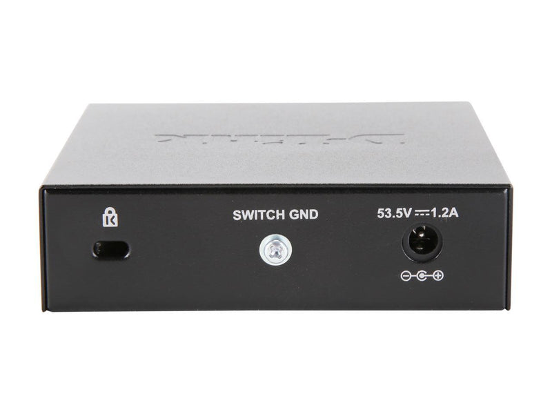 D-Link DGS-1005P 5-Port Gigabit Metal Desktop Switch with 4 PoE Ports