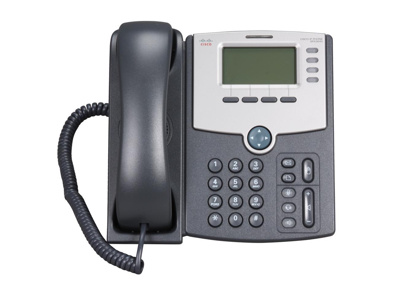 Cisco Small Business SPA504G 4 Line IP Phone With Display, PoE and PC Port