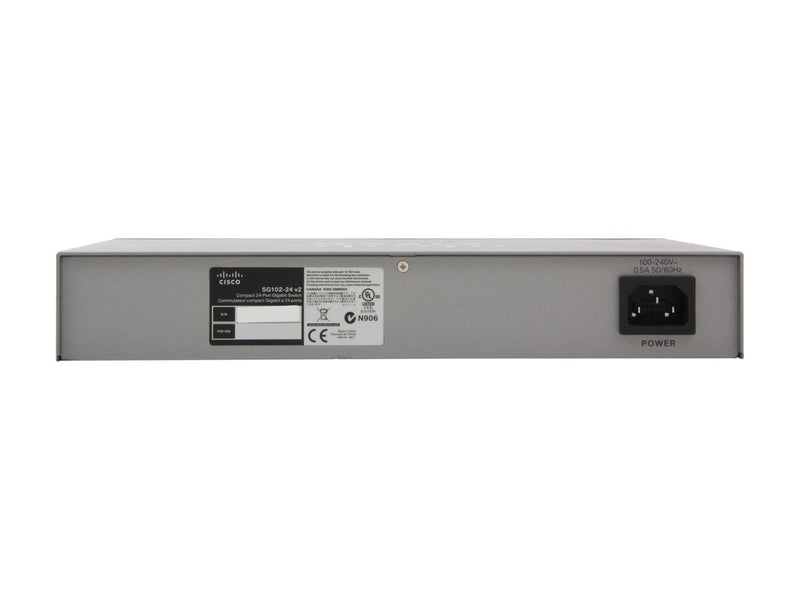 Cisco Small Business 100 Series SG102-24-NA Smart 24-Port Gigabit Unmanaged Switch
