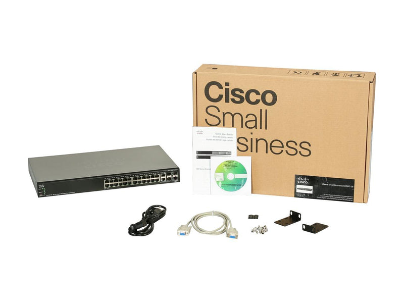 Cisco Small Business 500 Series SG500-28-K9-NA Managed Stackable Gigabit Ethernet Switch