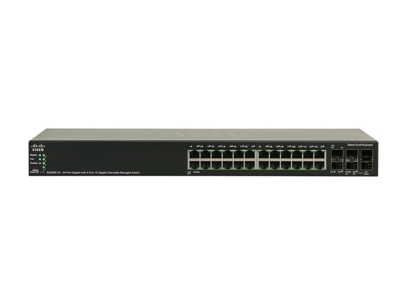 Cisco Small Business 500X Series SG500X-24-K9-NA Managed Stackable Gigabit Ethernet Switch