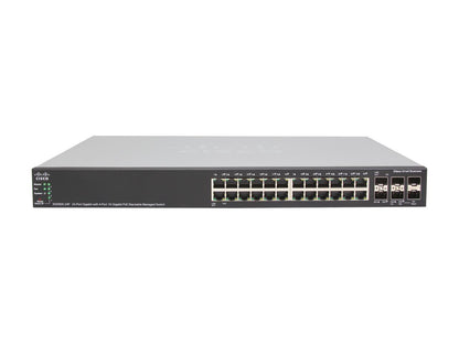 Cisco Small Business 500X Series SG500X-24P-K9-NA Managed PoE Stackable Gigabit Ethernet Switch
