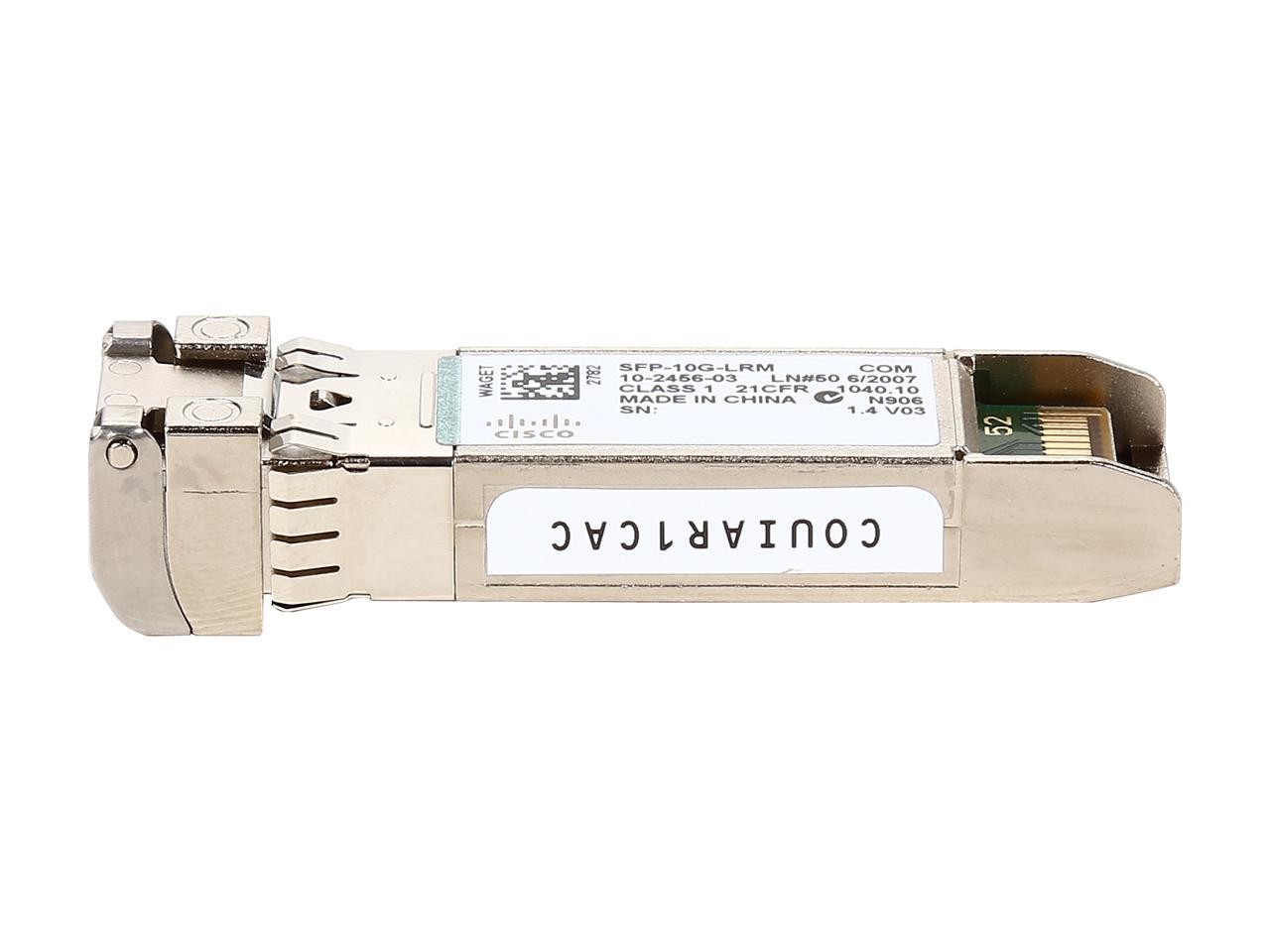 Cisco Small Business SFP-10G-LRM= 10GBASE-LRM SFP+ Transceiver Module for 500 Series 10 Gbps LC duplex connector