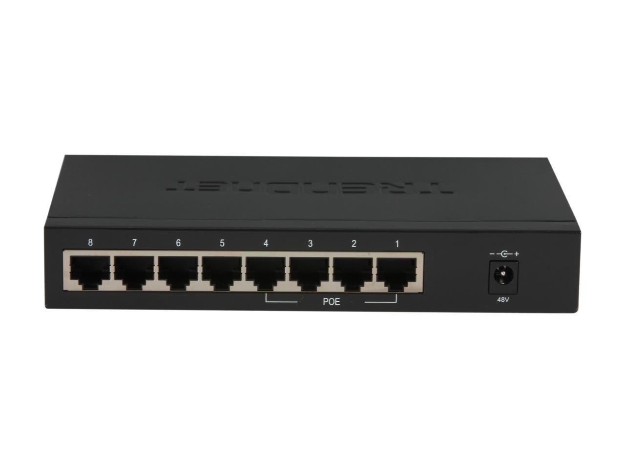 TRENDnet TPE-S44 Unmanaged Switch. Limited Life Time Warranty