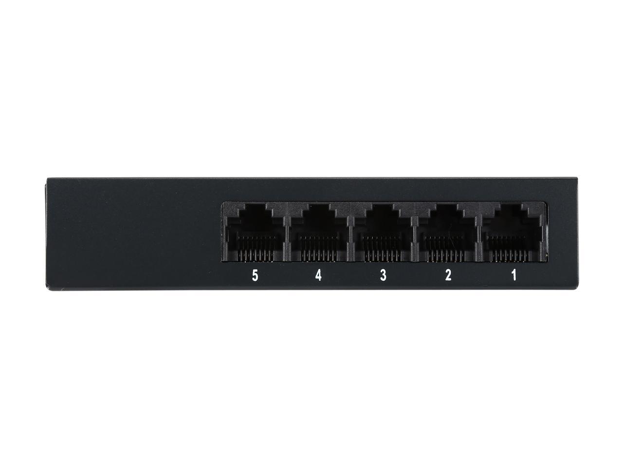 TRENDnet TEG-S50G Unmanaged 5-Port Gigabit GREENnet Switch. Limited Life Time Warranty