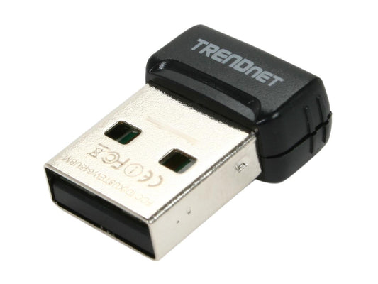 TRENDnet TEW-648UBM N150 Micro Wireless Adapter IEEE 802.11b/g, IEEE 802.11n Draft 2.0 USB 2.0 Up to 150Mbps Wireless Data Rates