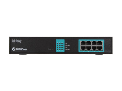 TRENDnet TPE-TG81g Network - Switches 8-Port Gigabit GREENnet PoE+ Switch. Limited Life Time Warranty