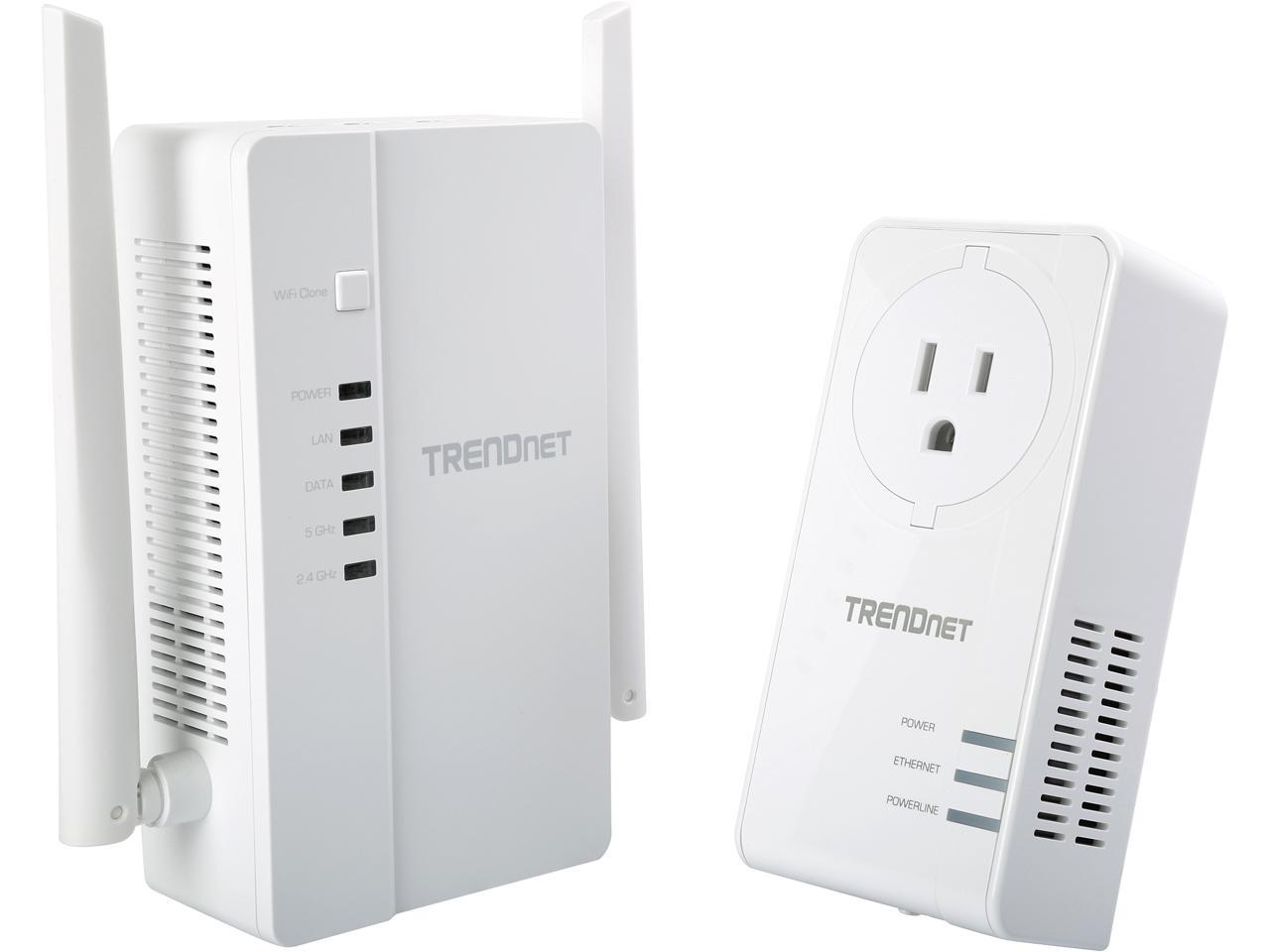 TRENDnet TPL-430APK Wi-Fi Everywhere Powerline 1200 AV2 Wireless Kit