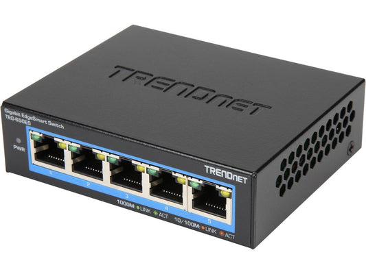 TRENDnet TEG-S50ES (V1.0R) 5-Port Gigabit EdgeSmart Switch