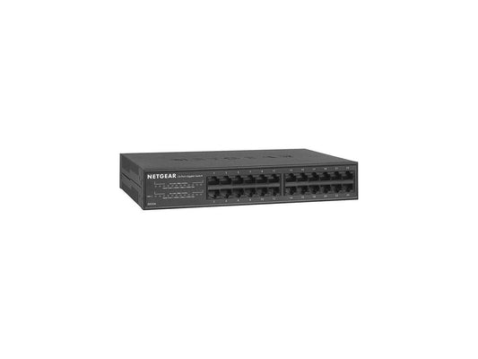 NETGEAR 24-port Gigabit Ethernet Unmanaged PoE+ Switch with 190W PoE Budget (GS324P)