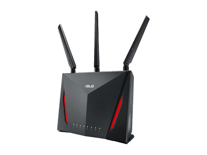 ASUS AC2900 Dual-band Gaming Router, game acceleration, Mesh Wi-Fi support, Lifetime Free Internet Security, DFS, Gamer Private Network, Port Forwarding, Streaming & Gaming (RT-AC86U)