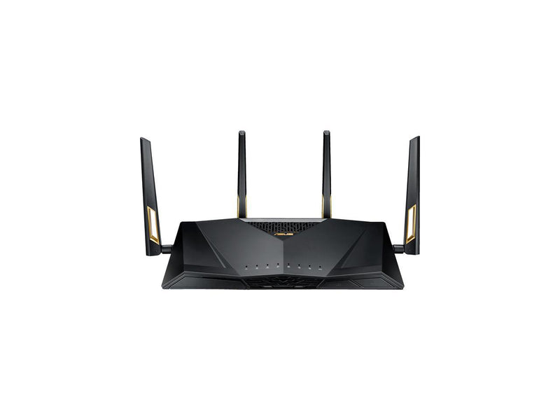 ASUS AX6000 Dual-band WiFi 6 Gaming Router, game acceleration, Mesh WiFi support, Lifetime Free Internet Security, Gamer Private Network, Mobile Game Boost, Streaming & Gaming