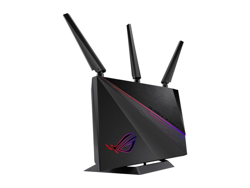 ASUS ROG (GT-AC2900) Dual-Band Wireless Gigabit Wi-Fi Gaming Router - GeForce NOW Optimization with Triple-Level Game Acceleration, 4 x LAN, 1 x USB 3.0, 1 x USB 2.0 Compatible with AiMesh