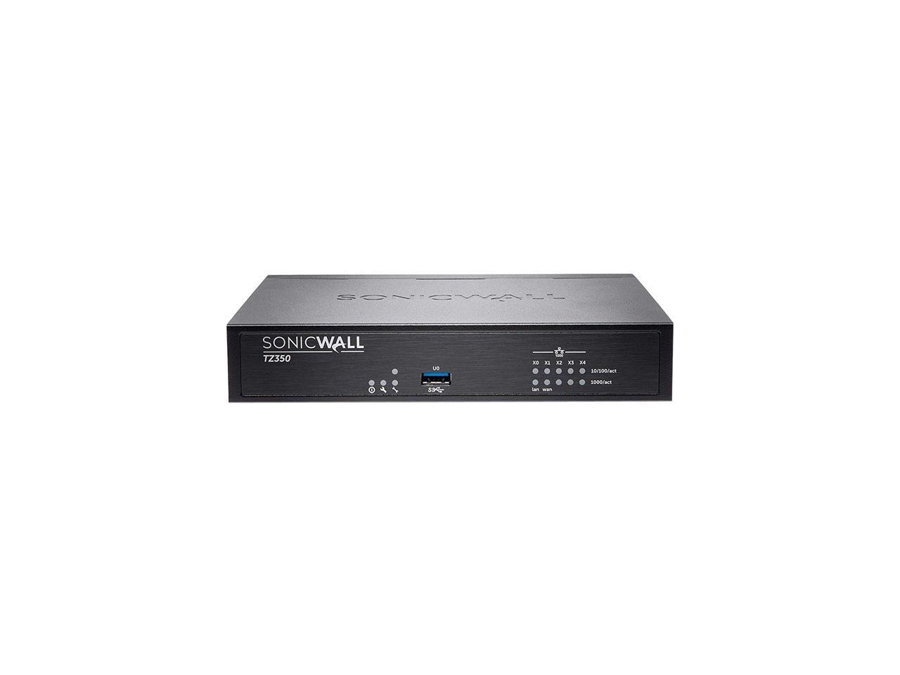SonicWall 02-SSC-1843 TZ350 - Advanced Edition - Security Appliance - with 1 Year TotalSecure - GigE