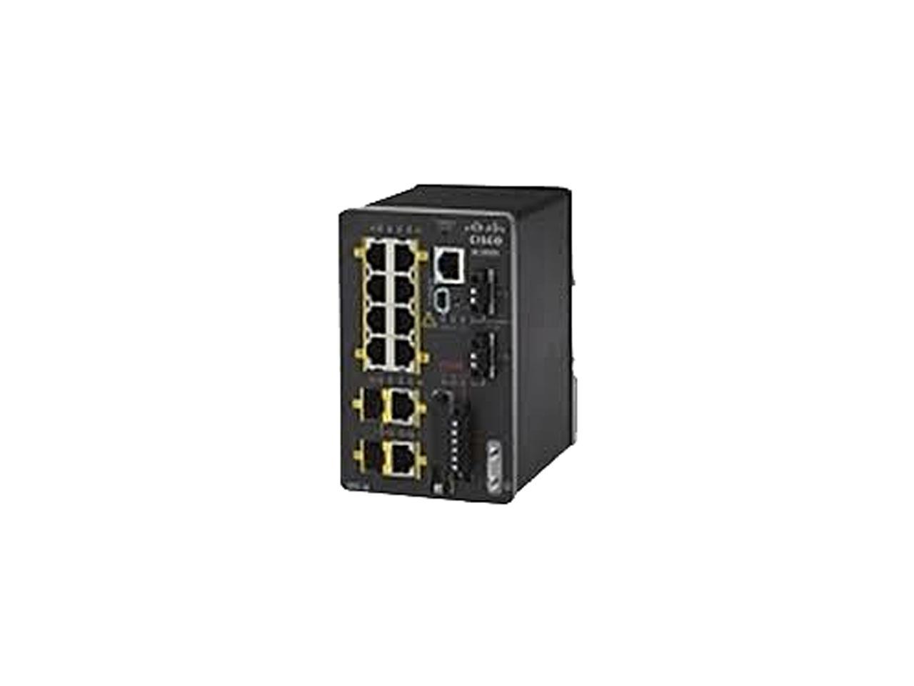 Cisco Industrial Ethernet 2000 Series - Switch - 10 Ports - Managed - DIN Rail Mountable (IE-2000-8TC-B)