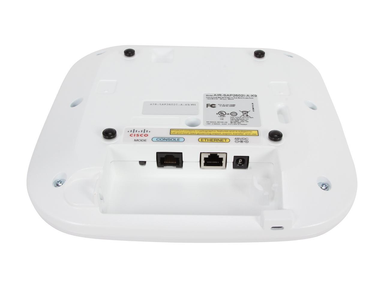 CISCO Aironet 2600 Series AIR-SAP2602I-A-K9 Dual-band autonomous Wireless Access Point