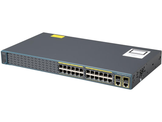 CISCO Catalyst 2960 2960-24TC-S(WS-C2960+24TC-S) Managed Plus 24 + 2 T/SFP LAN LiteSwitch