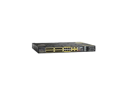 Cisco Industrial Ethernet 3010 Series - Switch - managed - 16 x 100 Mbit SFP + 8 x 10/100/1000 + 2 x combo Gigabit SFP - rack-mountable – PoE (IE-3010-16S-8PC)