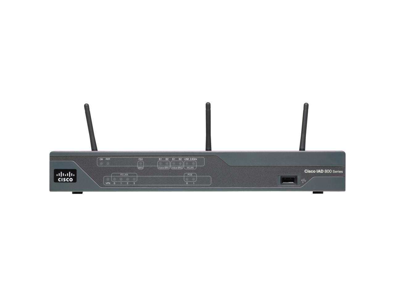 Cisco 881W Wireless Integrated Services Router - IEEE 802.11n