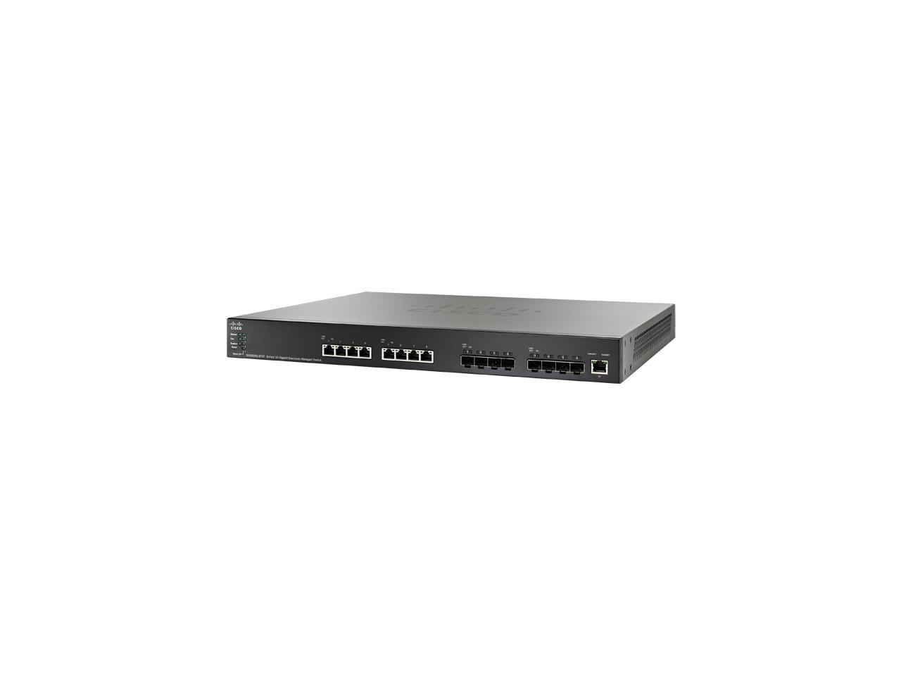 Cisco SG500XG-8F8T 16-port 10-Gigabit Stackable Managed Switch