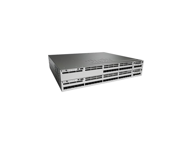 Cisco Catalyst 3850-12S-E - Switch - L3 - Managed - 12 x Gigabit SFP - desktop, rack-mountable