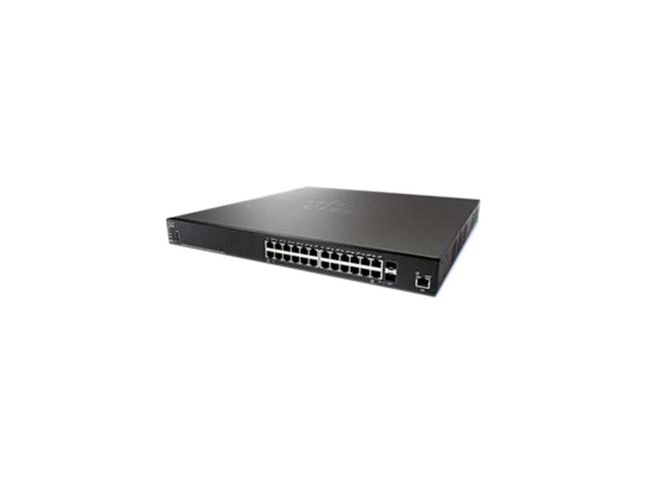 Cisco SMB SG350XG-24T-K9 24 Port Stackable Managed 10 Gb Ethernet Switch