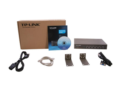 TP-LINK TL-R480T+ Load Balance Broadband Router 10/100Mbps 1 fixed WAN port, 1 fixed LAN port and 3 changeable WAN/LAN port