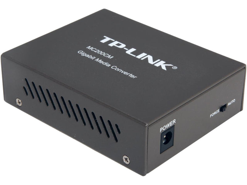 TP-Link MC200CM Gigabit Ethernet Media Converter 1 Gbps 1 x 1000M SC port 1 x 1000M RJ45 port (Auto MDI/MDIX)