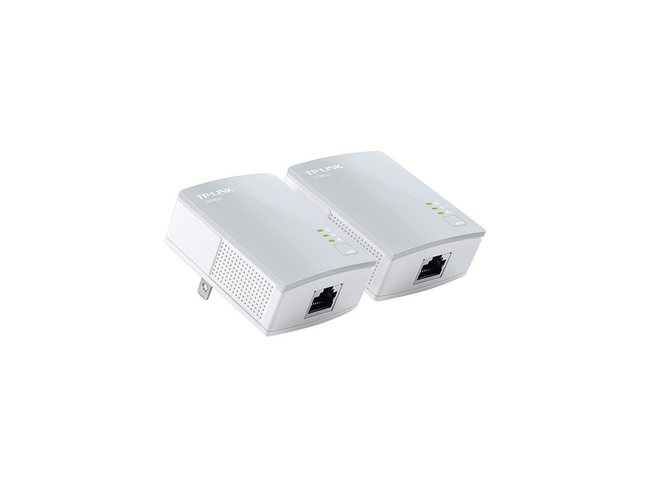 TP-Link AV600 Powerline Ethernet Adapter - Plug & Play, Power Saving, Nano Powerline Adapter (TL-PA4010 KIT)