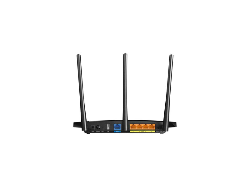 TP-LINK Archer C7 Wireless AC1750 Dual Band Gigabit Router, 450 Mbps on 2.4 GHz + 1300 Mbps on 5 GHz, 1 USB Port, IPv6, Guest Network