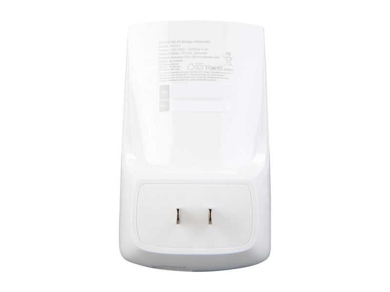 TP-Link | AC750 WiFi Range Extender - Dual Band Cloud App Control | 2019 Release | Up to 750Mbps | One Button Setup Repeater, Internet Booster, Access Point | Smart Home & Alexa Devices (RE220)