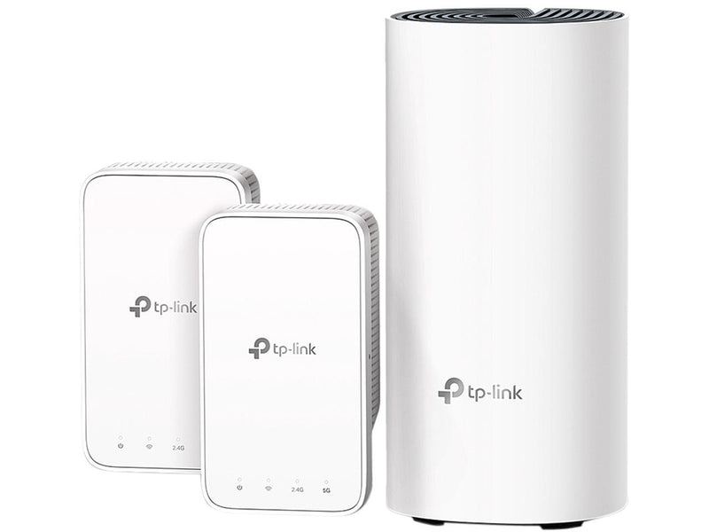 TP-Link Deco Whole Home Mesh WiFi System - Seamless Roaming, Adaptive Routing, Compact Plug-in Design, Up to 4, 500 Sq. ft (Deco M3 3-Pack)