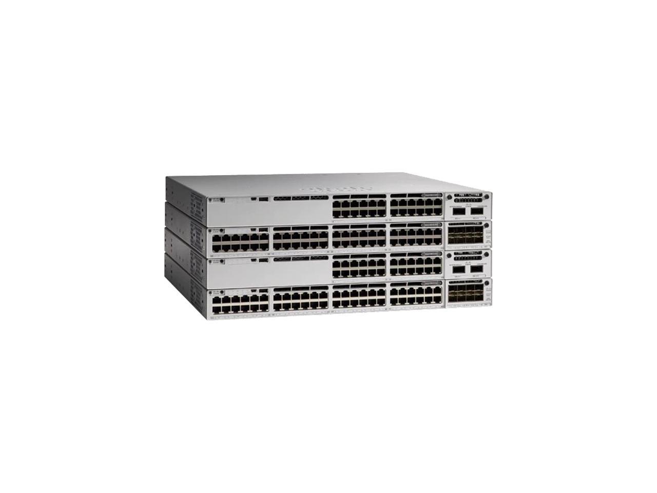 Cisco Catalyst 9300 24-port fixed Uplinks PoE+, 4X1G Uplinks, Network Advantage