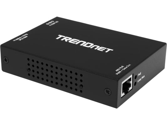 TRENDnet TPE-E100 1-port 10/100/1000Mbps PoE+ / PoE Repeater