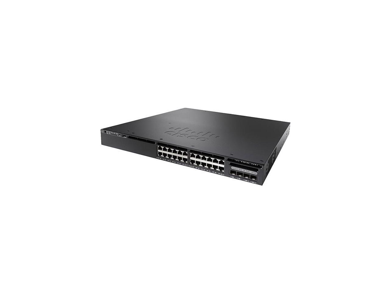 CISCO Catalyst 3650 WS-C3650-24TD-L Managed Ethernet Switch