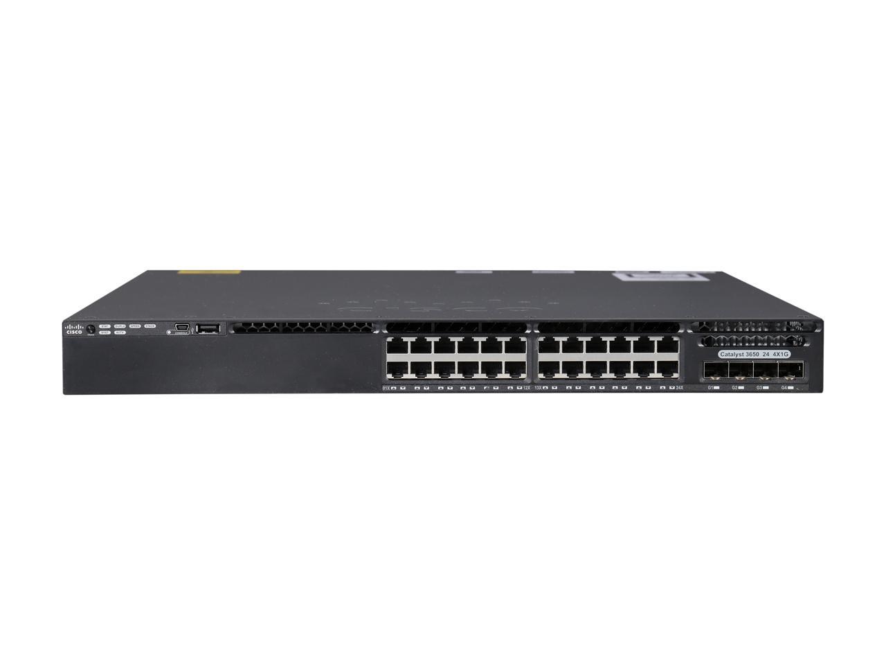 Cisco Catalyst WS-C3650-24TS Managed Ethernet Switch