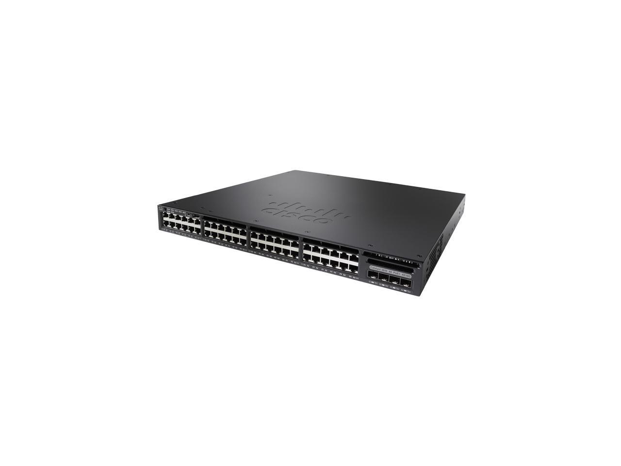 CISCO Catalyst 3650 WS-C3650-48FS-L Managed Ethernet Switch