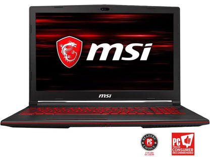 MSI GL63 8RC-068 15.6" IPS GTX 1050 4 GB VRAM i7-8750H 16 GB Memory 128 GB SSD 1 TB HDD Windows 10 Home 64-Bit Gaming Laptop