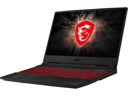 MSI GL Series GL65 9SDK-025 15.6" 120 Hz IPS Intel Core i7 9th Gen 9750H (2.60 GHz) NVIDIA GeForce GTX 1660 Ti 16 GB Memory 512 GB SSD Windows 10 Home 64-bit Thin Bezel Gaming Laptop