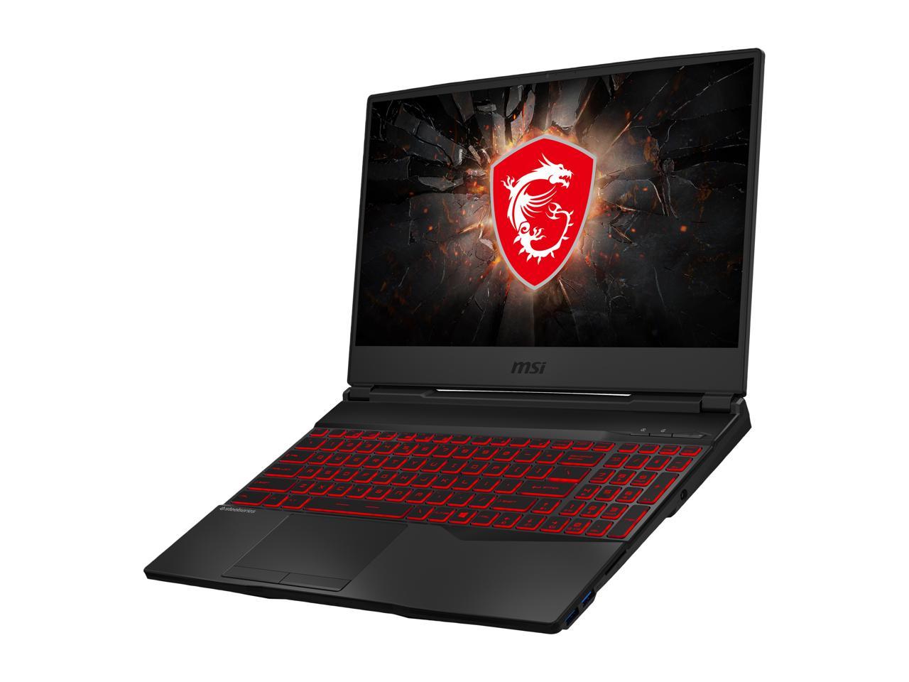 MSI GL Series GL65 9SDK-025 15.6" 120 Hz IPS Intel Core i7 9th Gen 9750H (2.60 GHz) NVIDIA GeForce GTX 1660 Ti 16 GB Memory 512 GB SSD Windows 10 Home 64-bit Thin Bezel Gaming Laptop