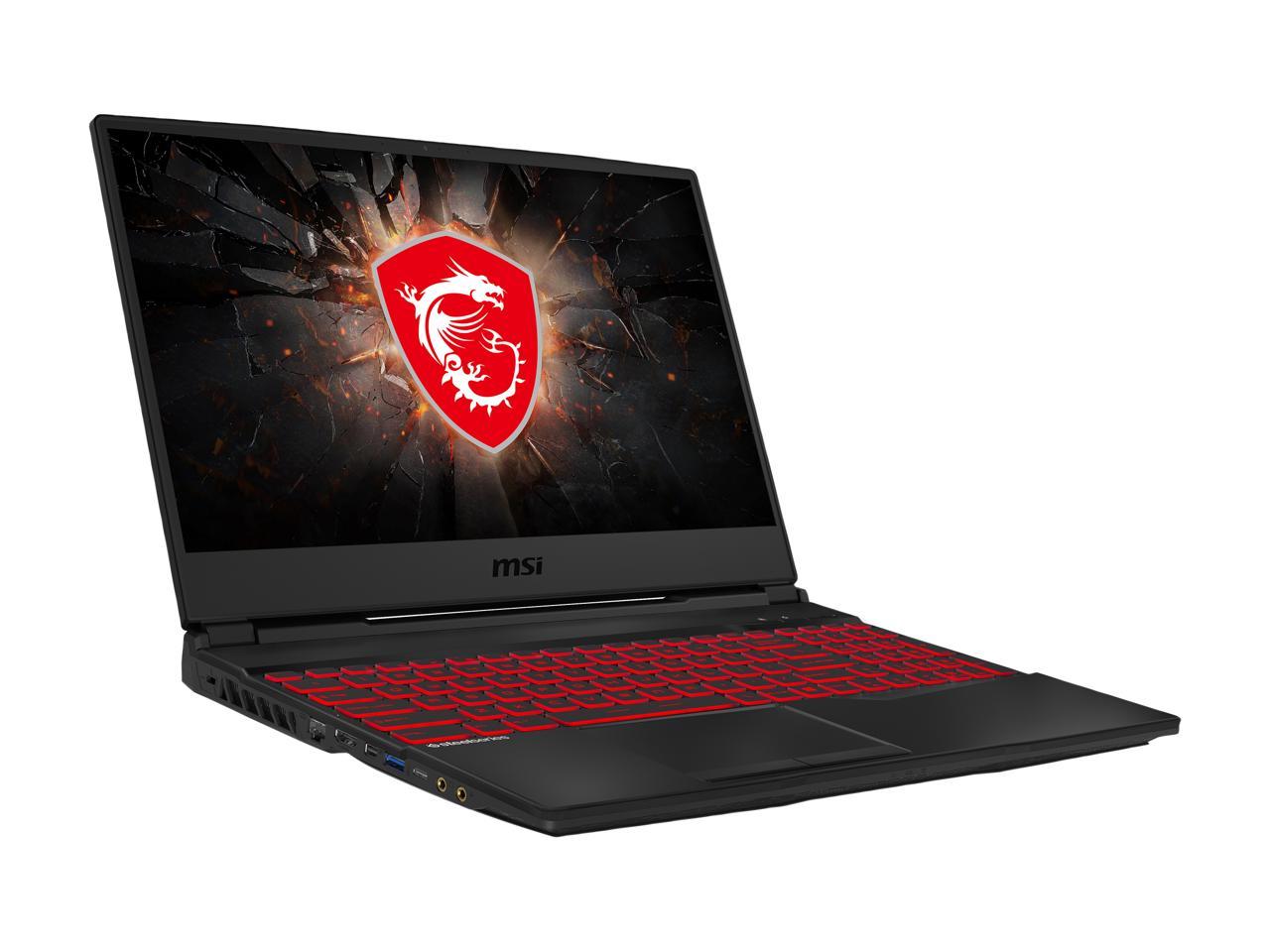 MSI GL Series GL65 9SDK-025 15.6" 120 Hz IPS Intel Core i7 9th Gen 9750H (2.60 GHz) NVIDIA GeForce GTX 1660 Ti 16 GB Memory 512 GB SSD Windows 10 Home 64-bit Thin Bezel Gaming Laptop