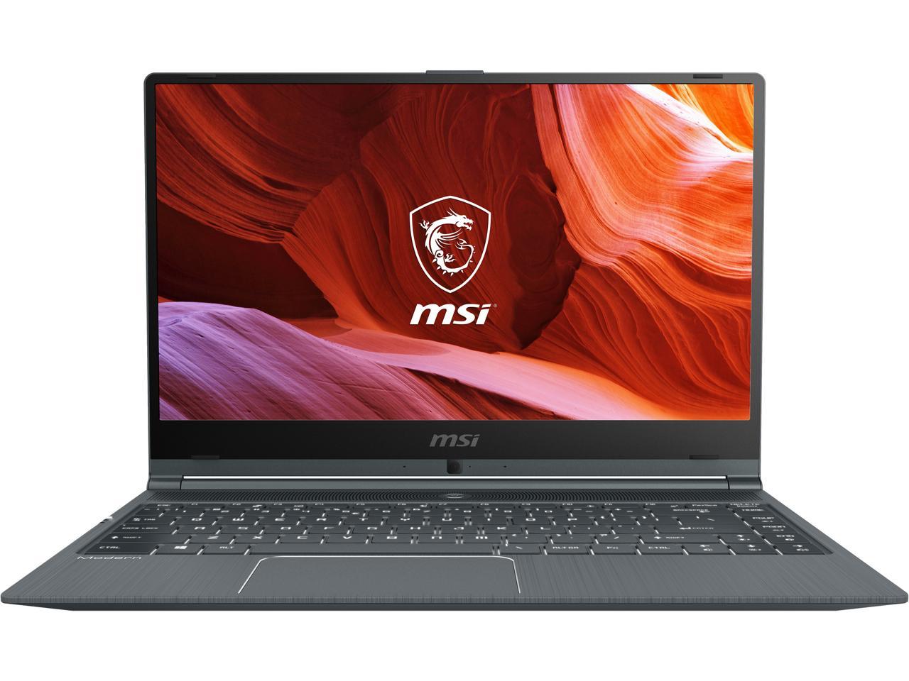 MSI Laptop Modern 14 A10M-460 Intel Core i5 10th Gen 10210U (1.60 GHz) 8 GB Memory 512 GB NVMe SSD 14.0" Windows 10 Home 64-bit