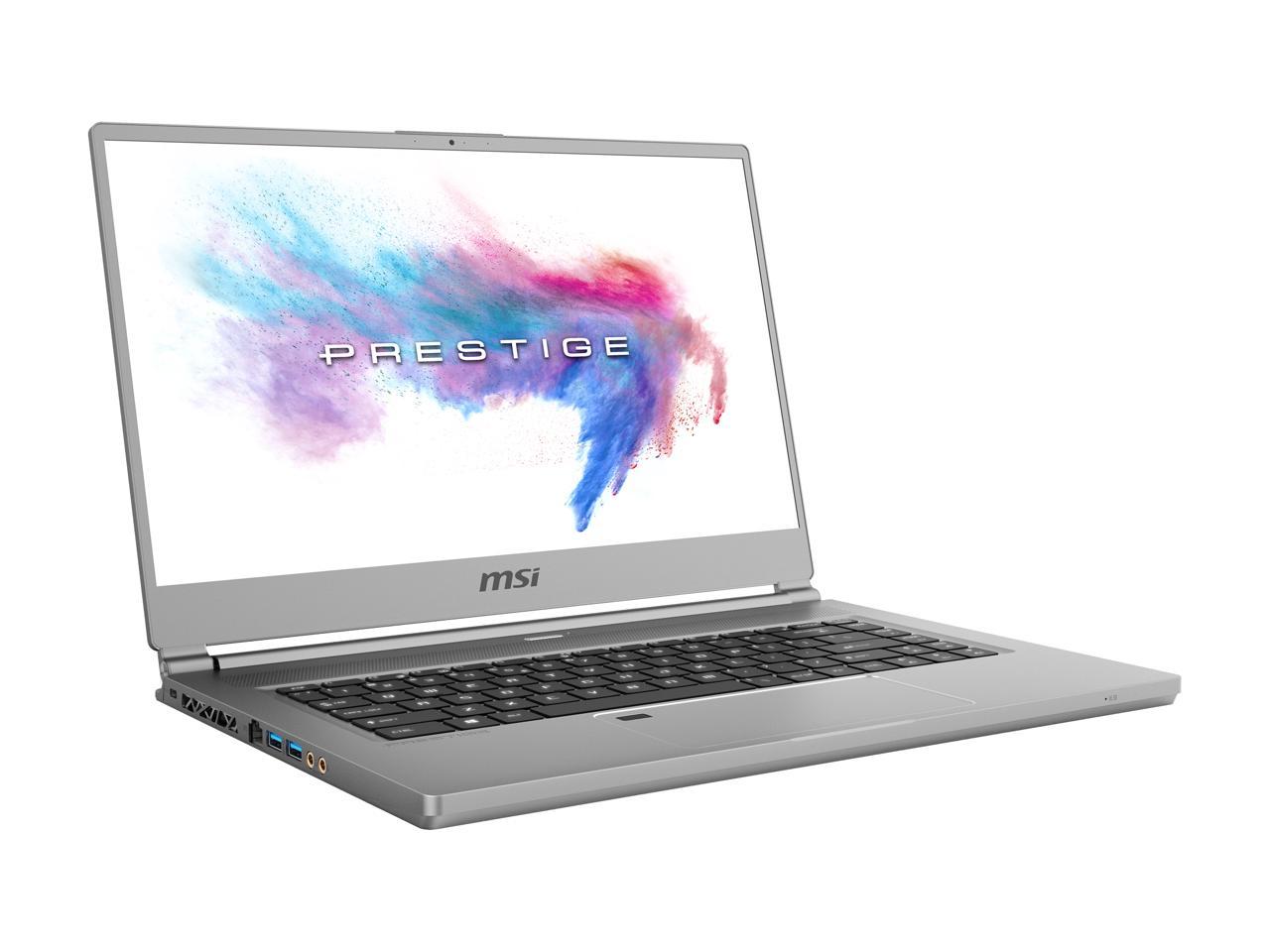MSI Laptop P Series P65 Creator-253 Intel Core i7 8th Gen 8750H (2.20 GHz) 32 GB Memory 512 GB NVMe SSD NVIDIA GeForce RTX 2070 Max-Q 15.6" Windows 10 Pro 64-bit