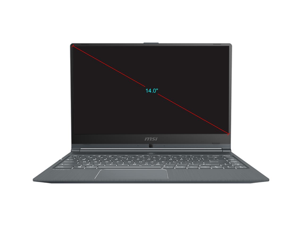 MSI Laptop Modern 14 A10RAS-883 Intel Core i7 10th Gen 10510U (1.80 GHz) 8 GB Memory 512 GB NVMe SSD NVIDIA GeForce MX330 14.0" Windows 10 Home 64-bit